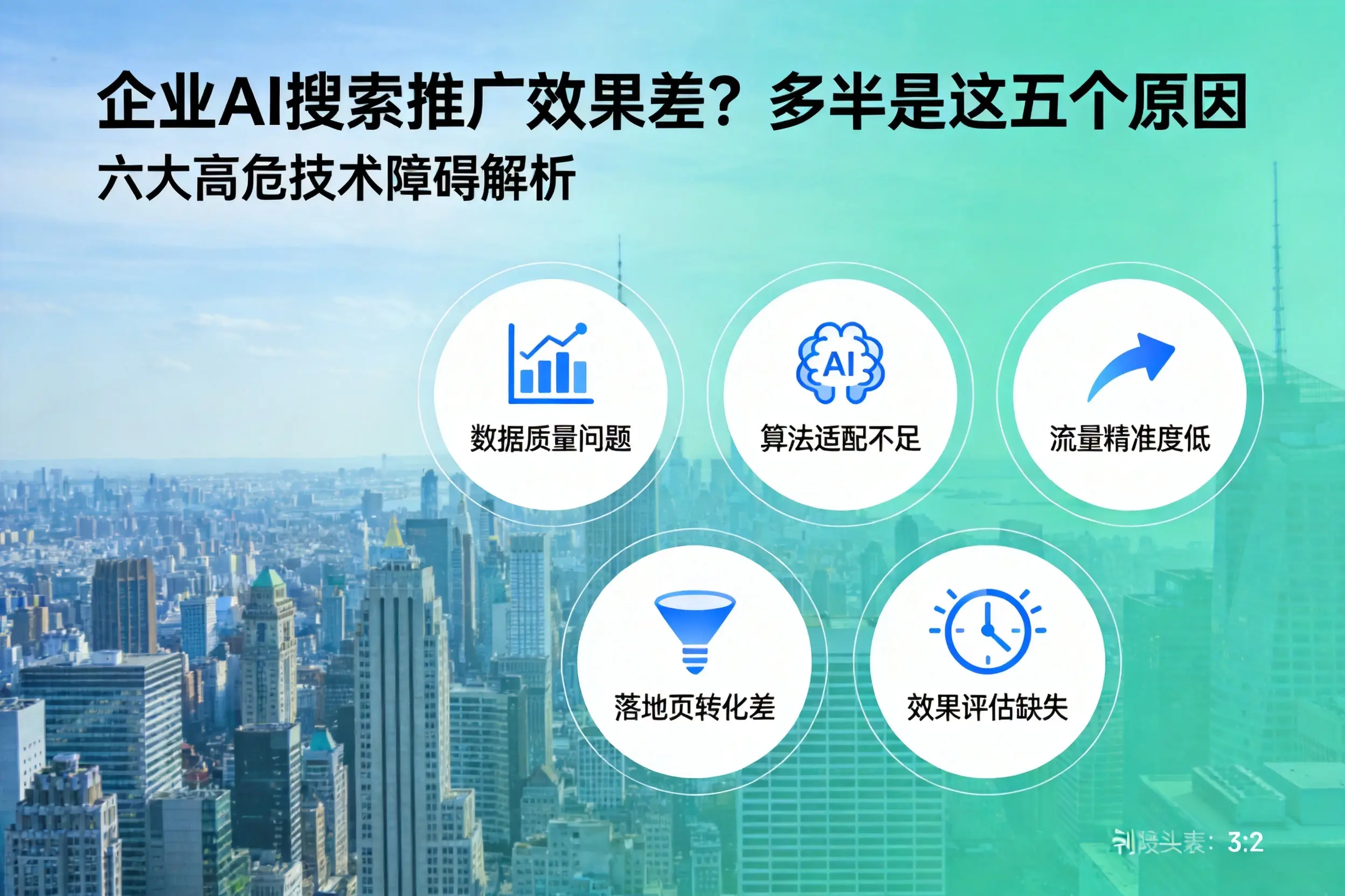 安定企业AI搜索推广效果差？多半是这五个原因